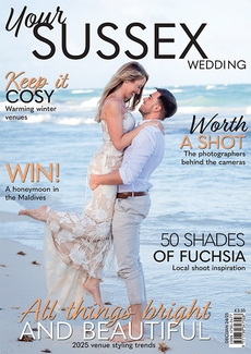 Cover of the December/January 2024/2025 issue of Your Sussex Wedding magazine