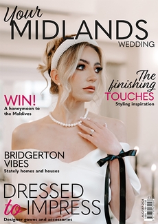 Cover of the August/September 2024 issue of Your Midlands Wedding magazine