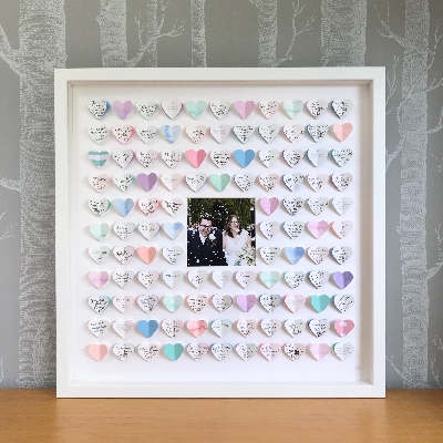 Rebecca Rees Design has released a new framed guest book