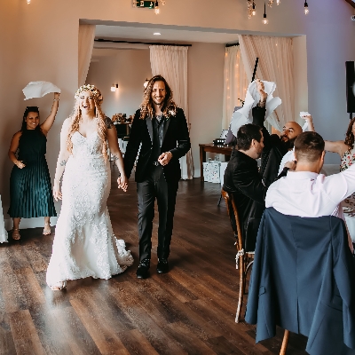 Celebrant Danni Mirkovic has added Mcing to her repertoire of services